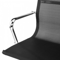 Design bureaustoel Spirit, stalen frame, lage rugsteun, mesh