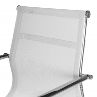 Design bureaustoel Spirit, stalen frame, lage rugsteun, mesh