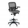 Ergonomische bureaustoel Amira, relaxmechanisme, geïnjecteerde schuimvulling
