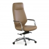 Luxe bureaustoel Rabat, relaxmechanisme, aluminium frame, lage rugleuning