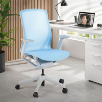 Design bureaustoel Kinet, ergonomische verstelbare rugleuning