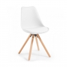 Scandinavische stoel Norway, designstoel, houten poten