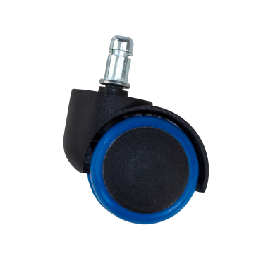 bureaustoelwiel blauw 11x50mm gaming 3