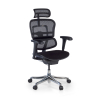 Ergonomische bureaustoel Ergohuman V2, gestoffeerd, zwart frame