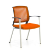 Vergaderstoel Adam, comfortabel en stevig, metalen frame