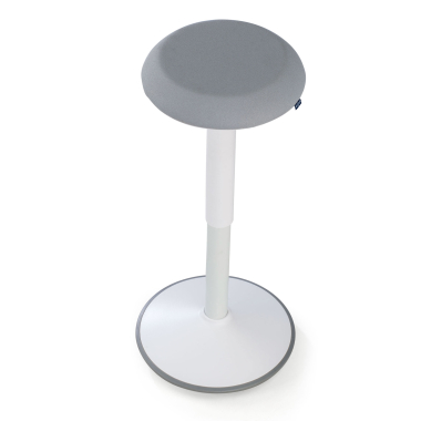 ergonomische kruk wit grijs activepro stof zonder armleuningen 7