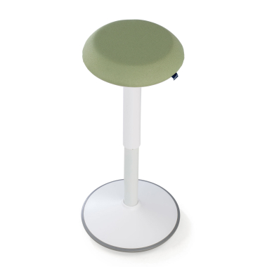 ergonomische kruk wit groen activepro stof zonder armleuningen 7
