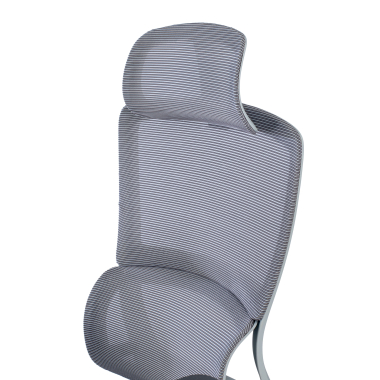 ergonomische bureaustoel grijs met voetensteunen netstof mesh 3d verstelbare armleuningen dubbele lumbale steun hoofdsteun uitschuifbare voetensteun 9