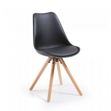 Scandinavische stoel Norway, designstoel, houten poten 210726 - (Outlet)