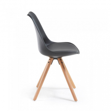 Scandinavische stoel Norway, designstoel, houten poten 210726 - (Outlet)