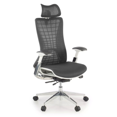 ergonomische bureaustoel grijs miller netstof mesh 3d verstelbare armleuningen 1