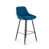 Gestoffeerde Kruk Giselle, Ergonomisch en Zwart Frame 210938 - (Outlet)