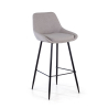 Gestoffeerde Kruk Giselle, Ergonomisch en Zwart Frame 210938 - (Outlet)