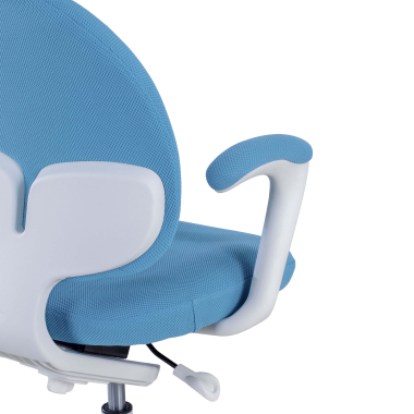 kinderbureaustoel blauw mickey stof vaste armleuningen 6