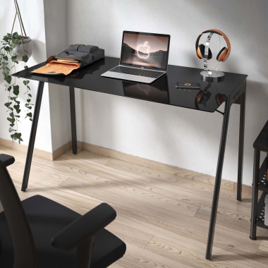 bureautafel zwart stellar 2