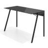 Bureau met draadloze oplader Stellar, gehard glas