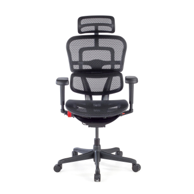 gamestoel zwart zwarte structuur gaming netstof mesh 5d verstelbare armleuningen lumbale steun hoofdsteun 3