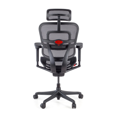 gamestoel zwart zwarte structuur gaming netstof mesh 5d verstelbare armleuningen lumbale steun hoofdsteun 8