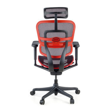 gamestoel rood zwarte structuur gaming netstof mesh 5d verstelbare armleuningen lumbale steun hoofdsteun 9