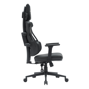 gamestoel zwart phoenix stof 3d verstelbare armleuningen hoofdsteun 6