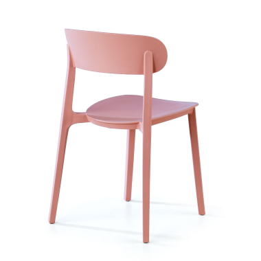 vergaderstoel roze moon kunststof zonder armleuningen 7